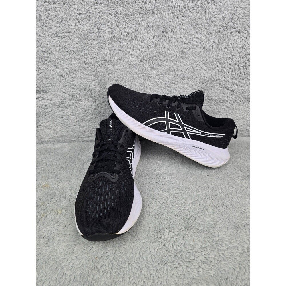 ASICS GEL-Excite 10 Women's Black White Mesh Running Shoes US Size 9.5
